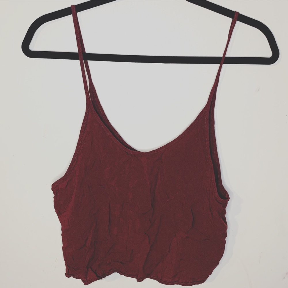Red Cropped Tank